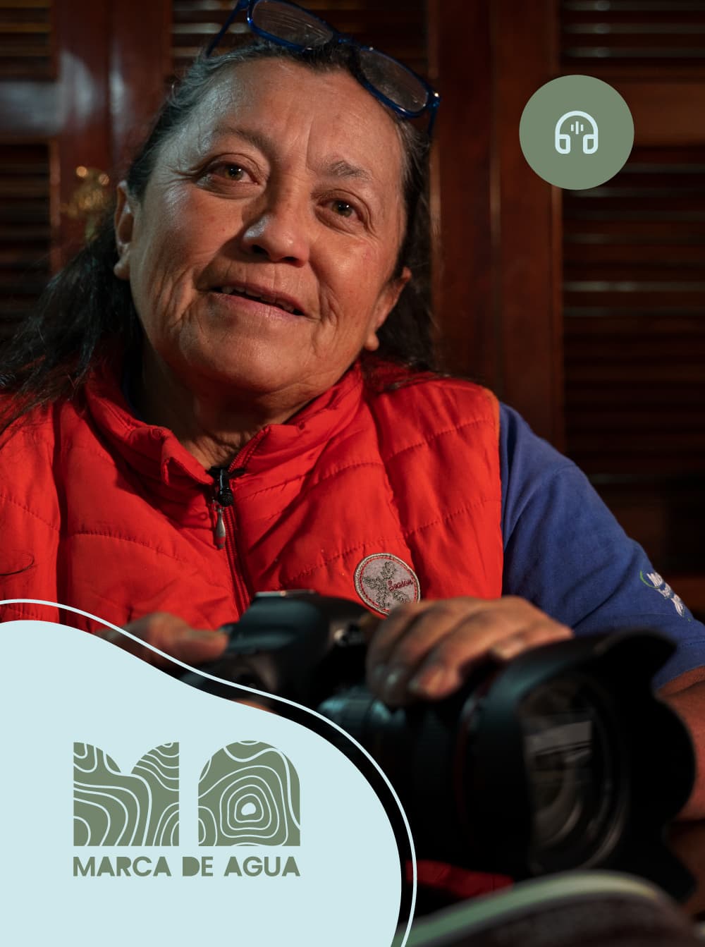 Imagen de apoyo de  Luz Marina Ramírez la documentalista de Ciudad Bolívar