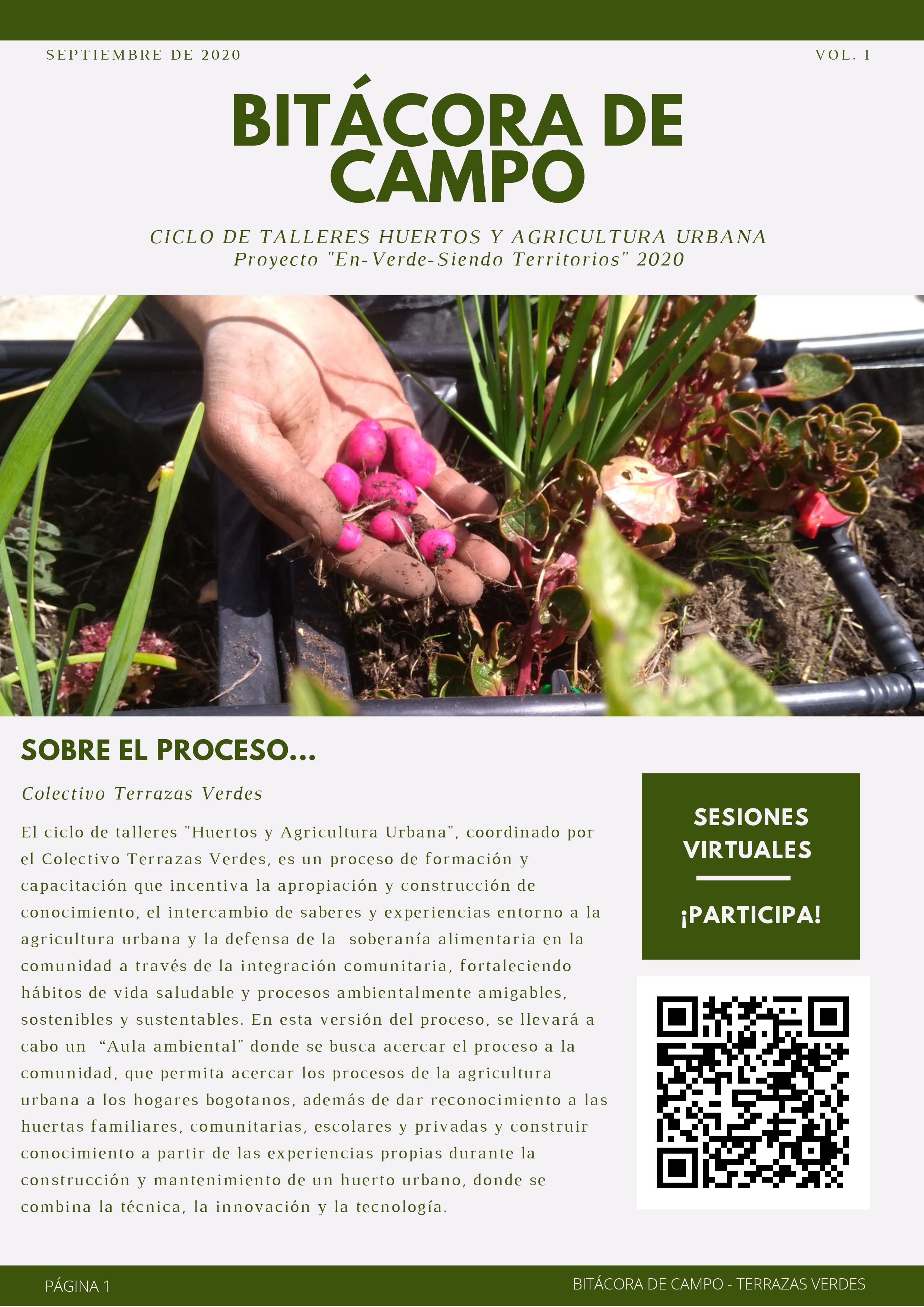 Imagen de apoyo de  Bitácora de campo: "En-Verde-Siendo Territorios - 2020"