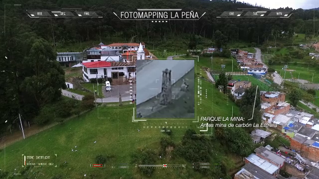 Imagen de apoyo de  Reconocimientos  y mapeo comunitario hechos a partir de un vuelo en drone  sobre el barrio Los Laches, Bogotá
