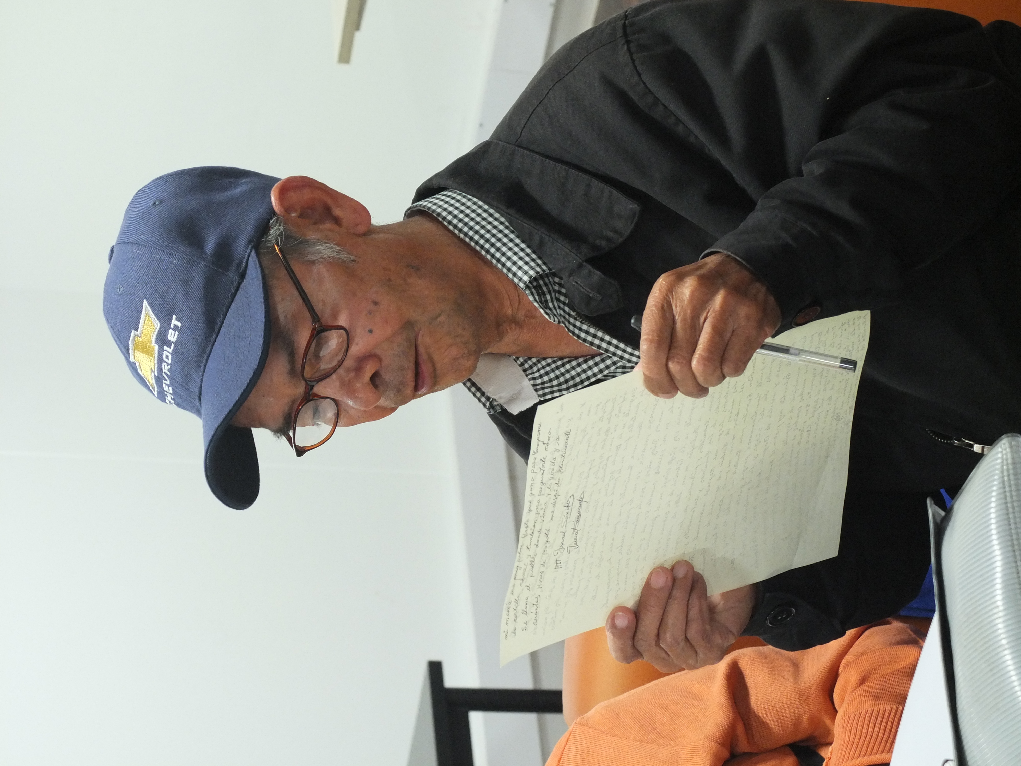 Imagen de apoyo de  Carta oral de Israel Sánchez