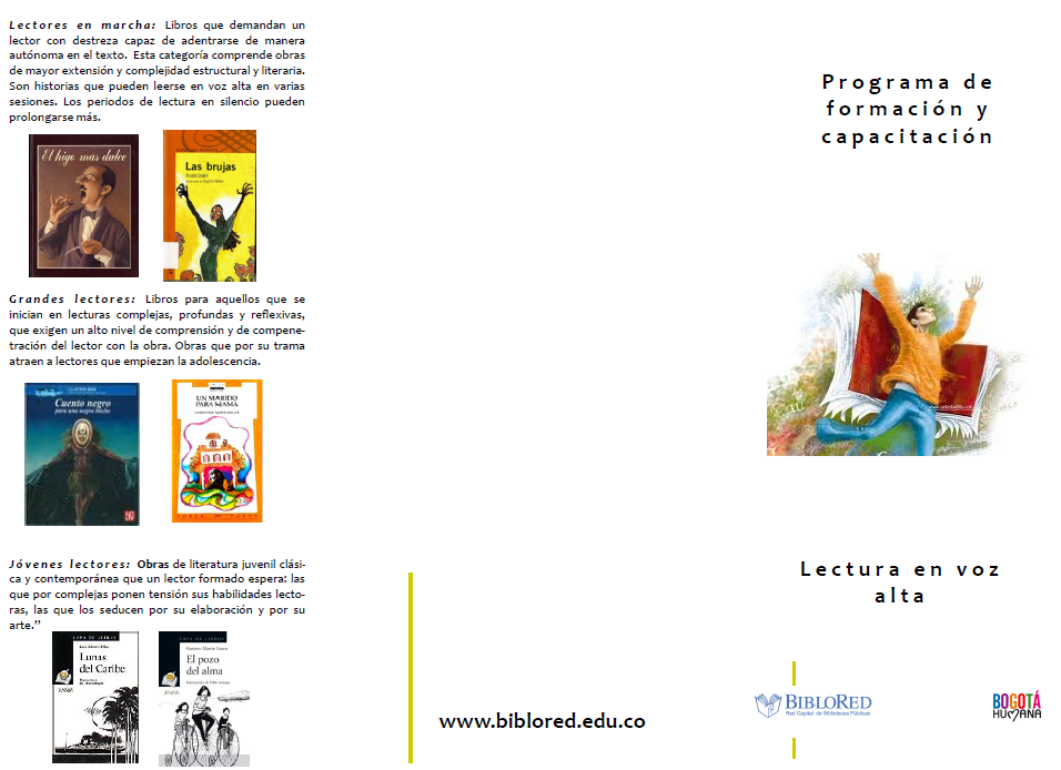 Imagen de apoyo de  Programa de formación y capacitación: lectura en voz alta