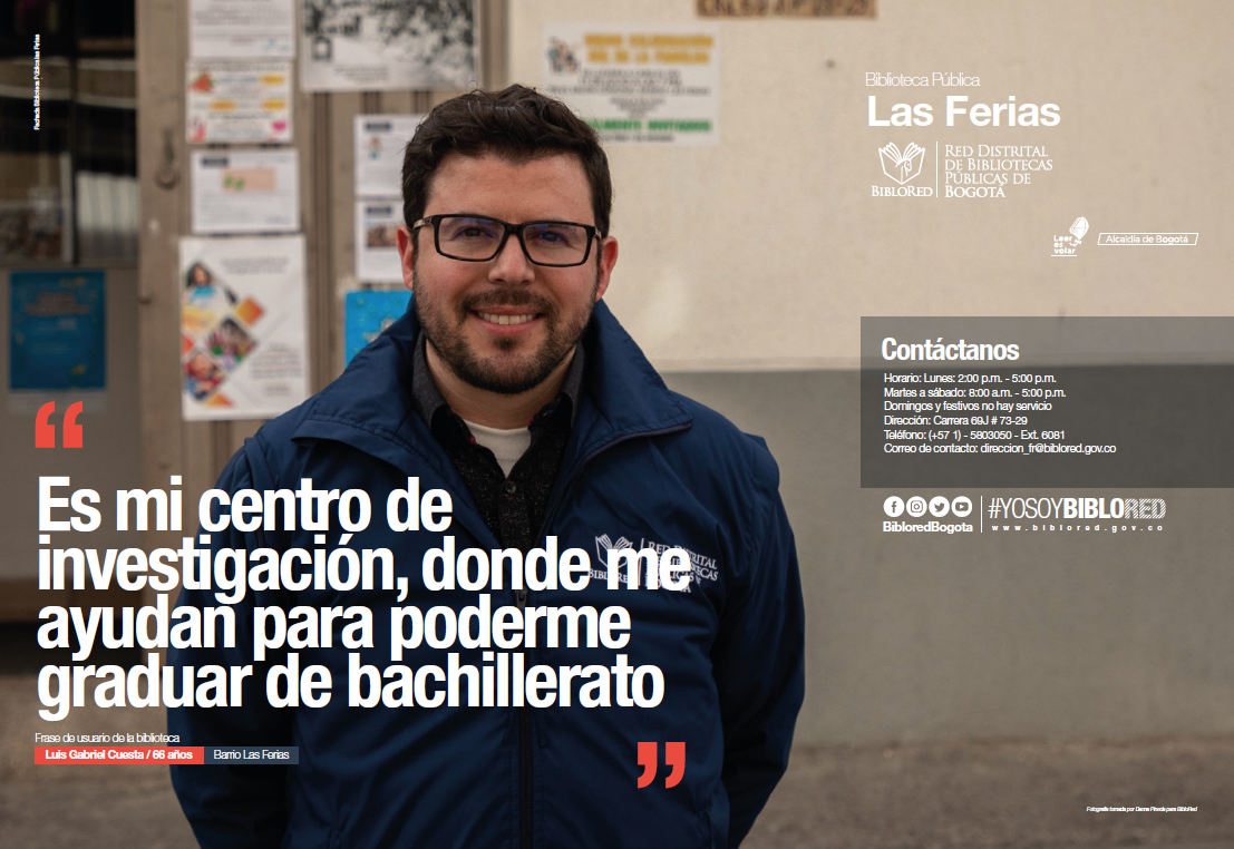 Imagen de apoyo de  Brochure Biblioteca Pública Las Ferias