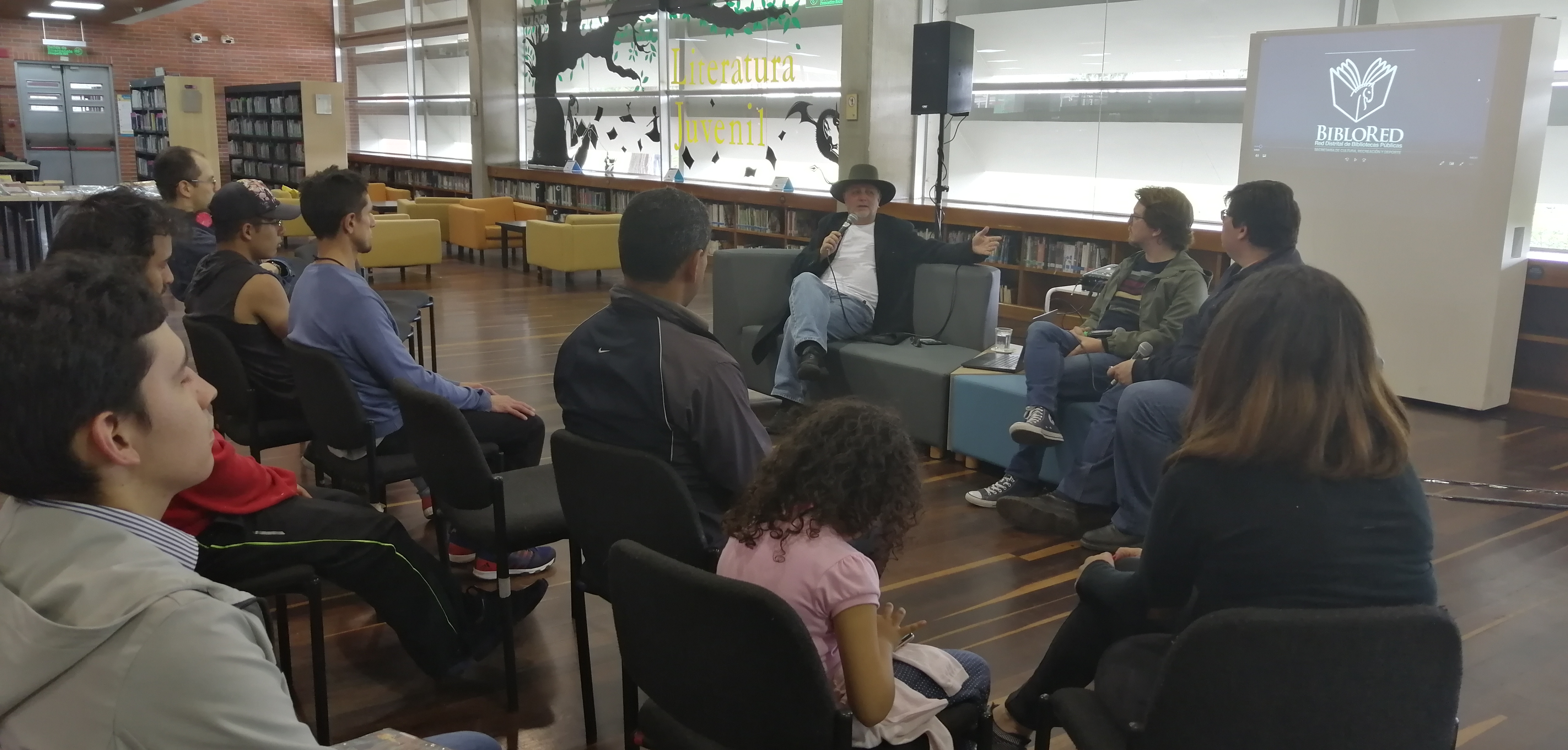 Imagen de apoyo de  Conferencia "Los antecedentes de Rock al Parque: años 80", realizada por Pepe Plata en la Biblioteca Pública El Tunal Gabriel García Márquez el 27 de julio de 2019