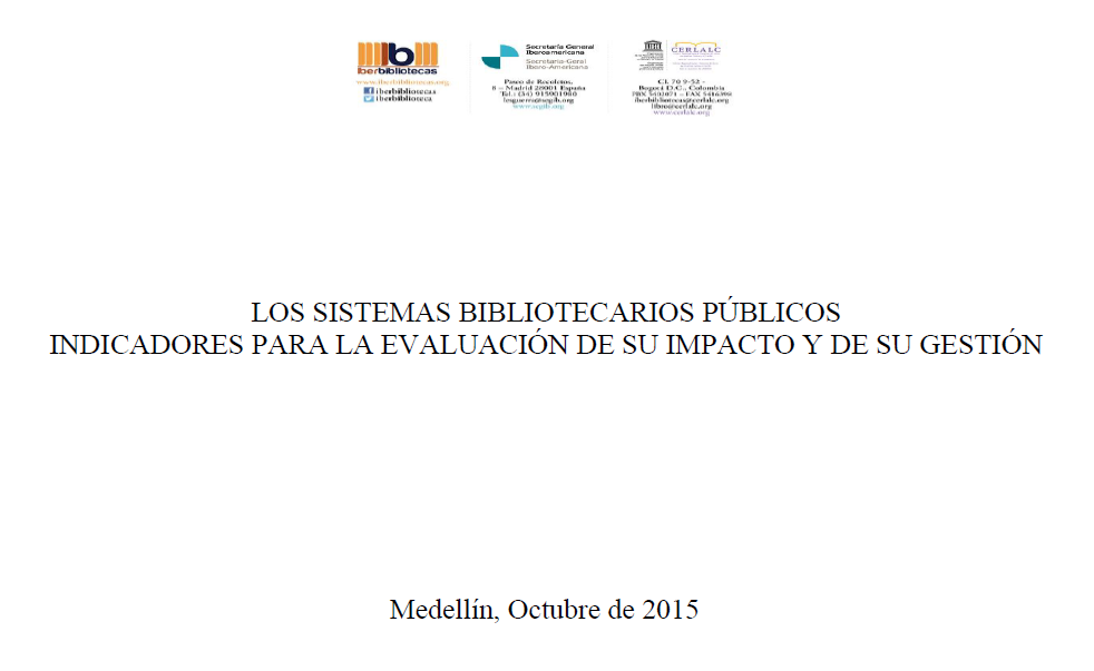 Imagen de apoyo de  Los sistemas bibliotecarios públicos: indicadores para la evaluación de su impacto y de su gestión