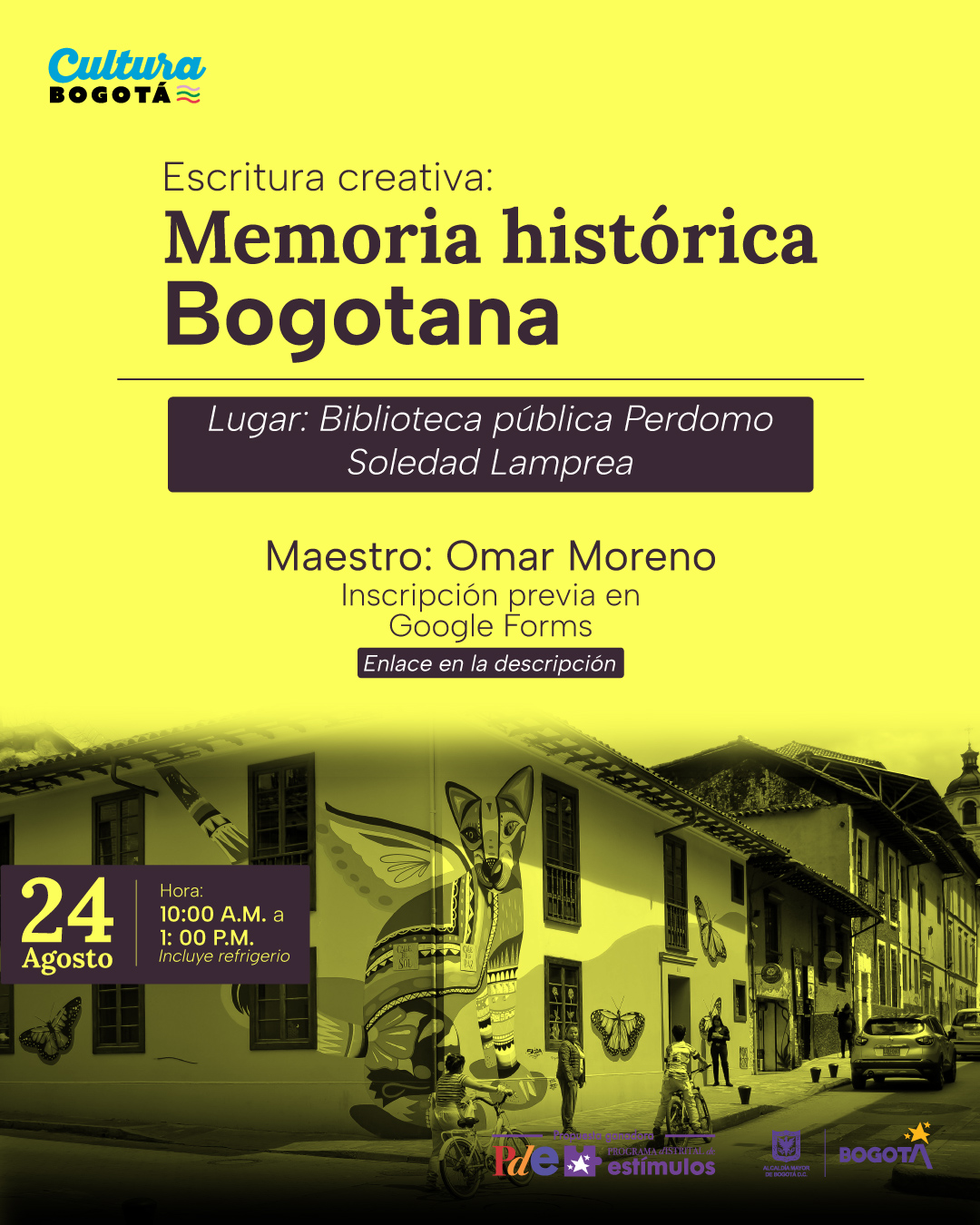 Imagen de apoyo de  Biblioteca del Perdomo Recuerdos del Futuro . Memoria histórica Bogotana