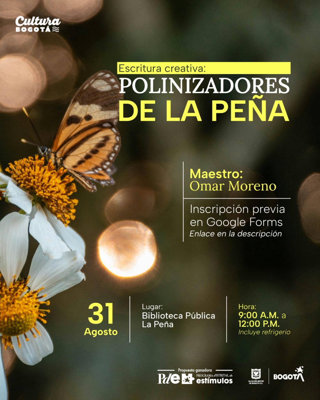 Imagen de apoyo de  Biblioteca  La Peña. Los polinizadores de la Peña