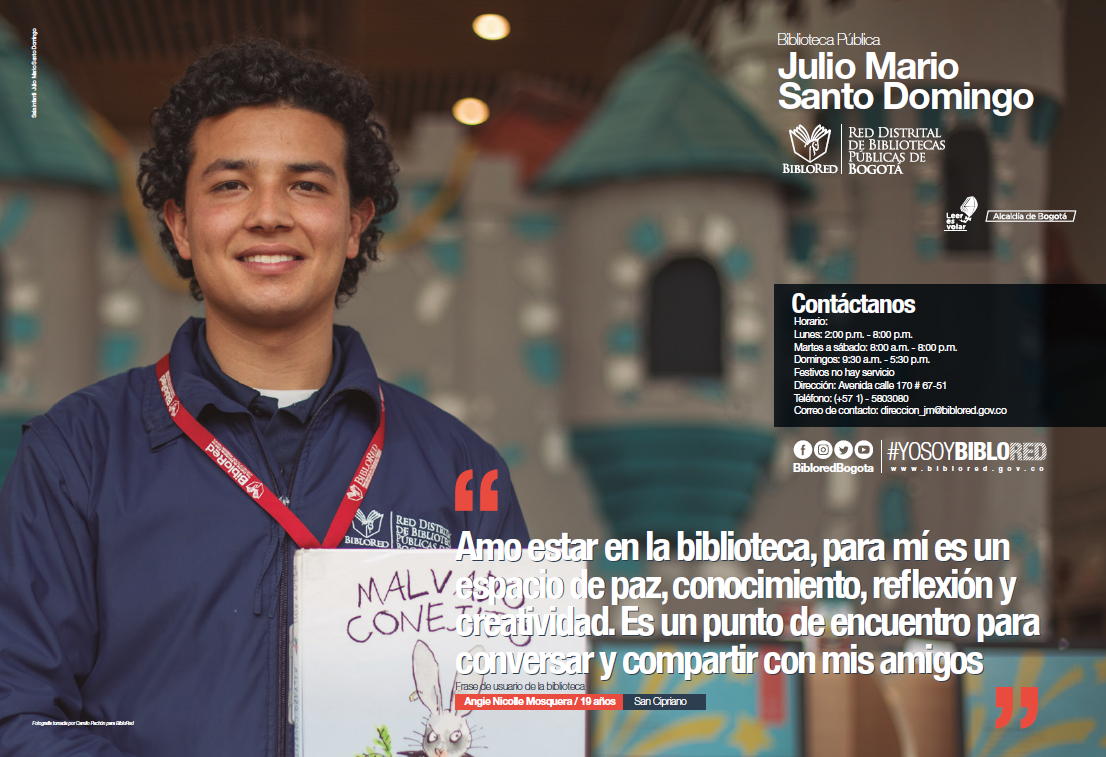 Imagen de apoyo de  Brochure Biblioteca Pública Julio Mario Santo Domingo