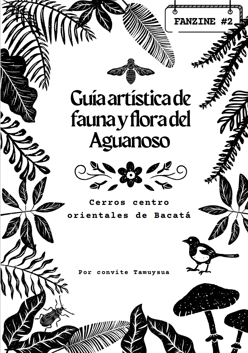 Imagen de apoyo de  Guía artística de fauna y flora del Aguanoso. Cerros centro orientales de Bacatá.