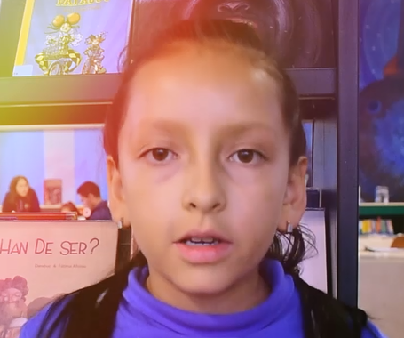 Imagen de apoyo de  Booktuber Gabriela Monenegro, en la Biblioteca Pública El Tintal Manuel Zapata Olivella