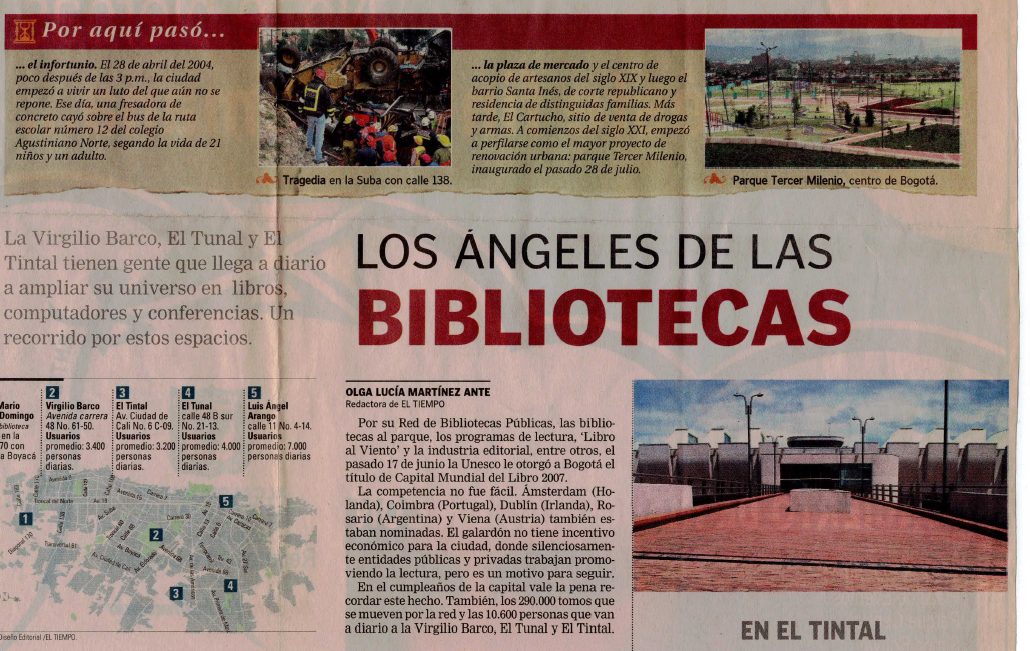 Imagen de apoyo de  Los ángeles de las bibliotecas