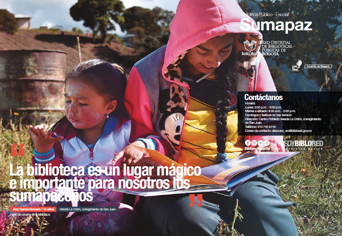Imagen de apoyo de  Brochure Biblioteca Público Escolar Sumapaz