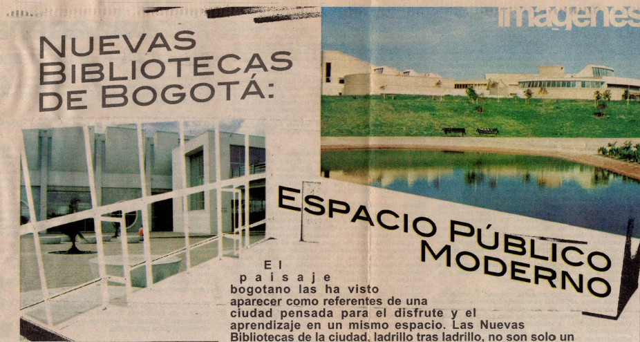 Imagen de apoyo de  Nuevas bibliotecas de Bogotá