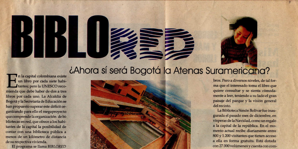 Imagen de apoyo de  Ahora si será Bogotá la Atenas suramericana