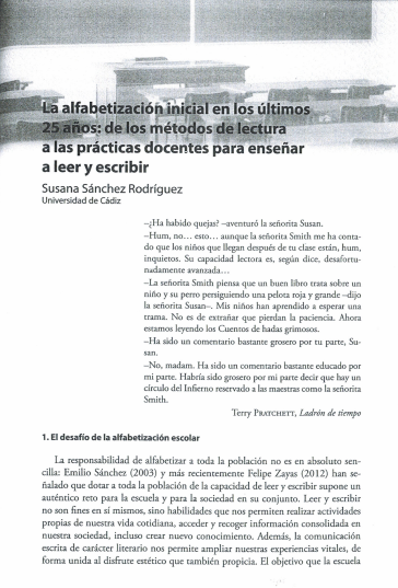 Imagen de apoyo de  La alfabetización inicial en los últimos 25 años: de los métodos de lectura a las prácticas docentes para enseñar a leer y escribir