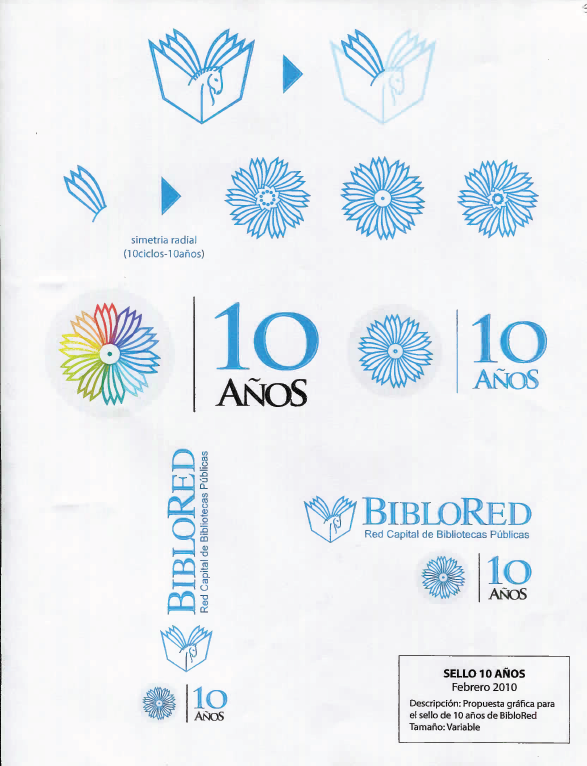 Imagen de apoyo de  Pieza de divulgación de los 10 años de BibloRed