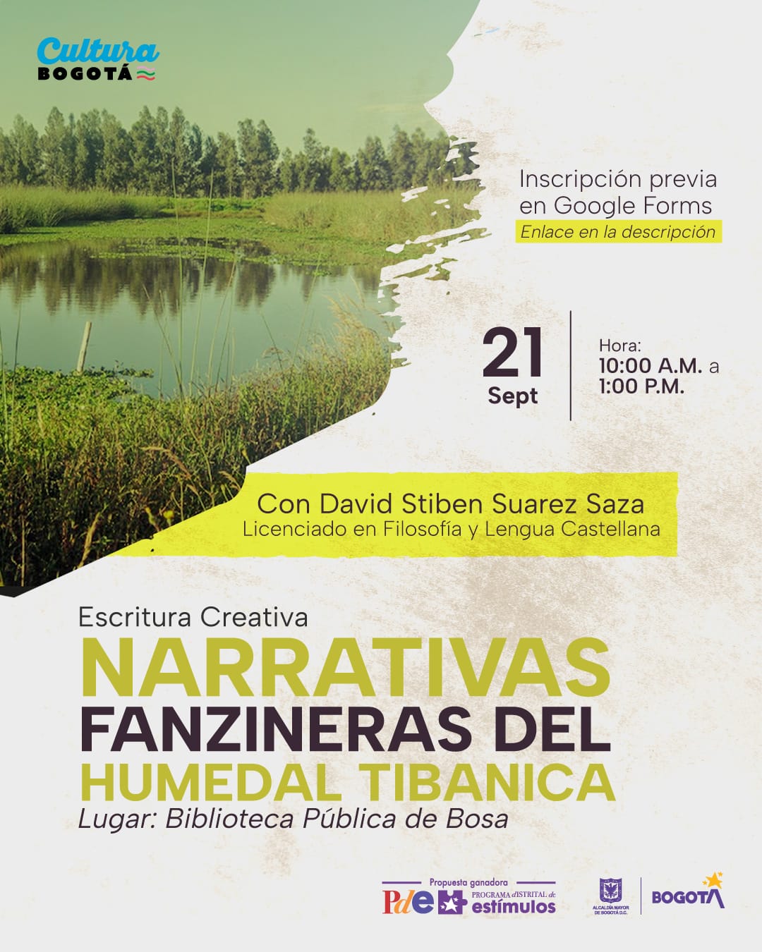 Imagen de apoyo de  Biblioteca Bosa. Narrativas Fanzineras del Humedal Tibanica. Animación 2D - Tibanica 2.0