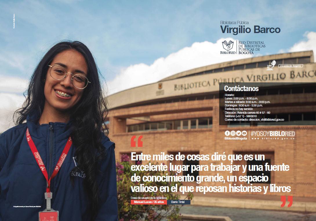 Imagen de apoyo de  Brochure Biblioteca Pública Virgilio Barco