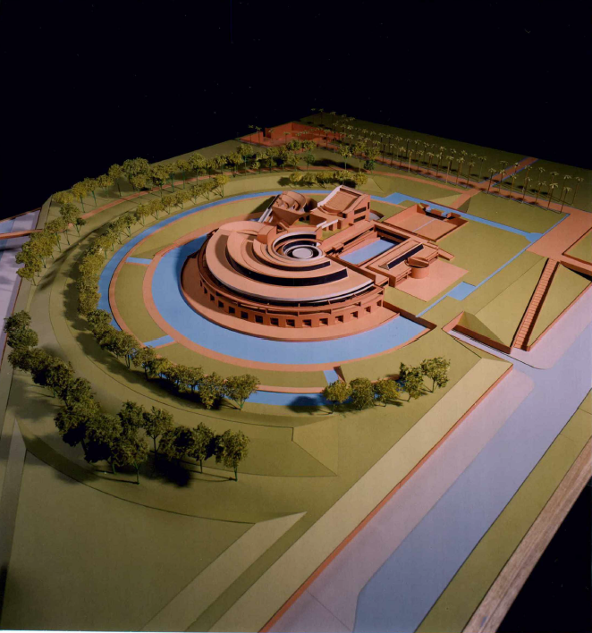 Imagen de apoyo de  Maquetas de la Biblioteca Pública Simón Bolívar (ahora Virgilio Barco)