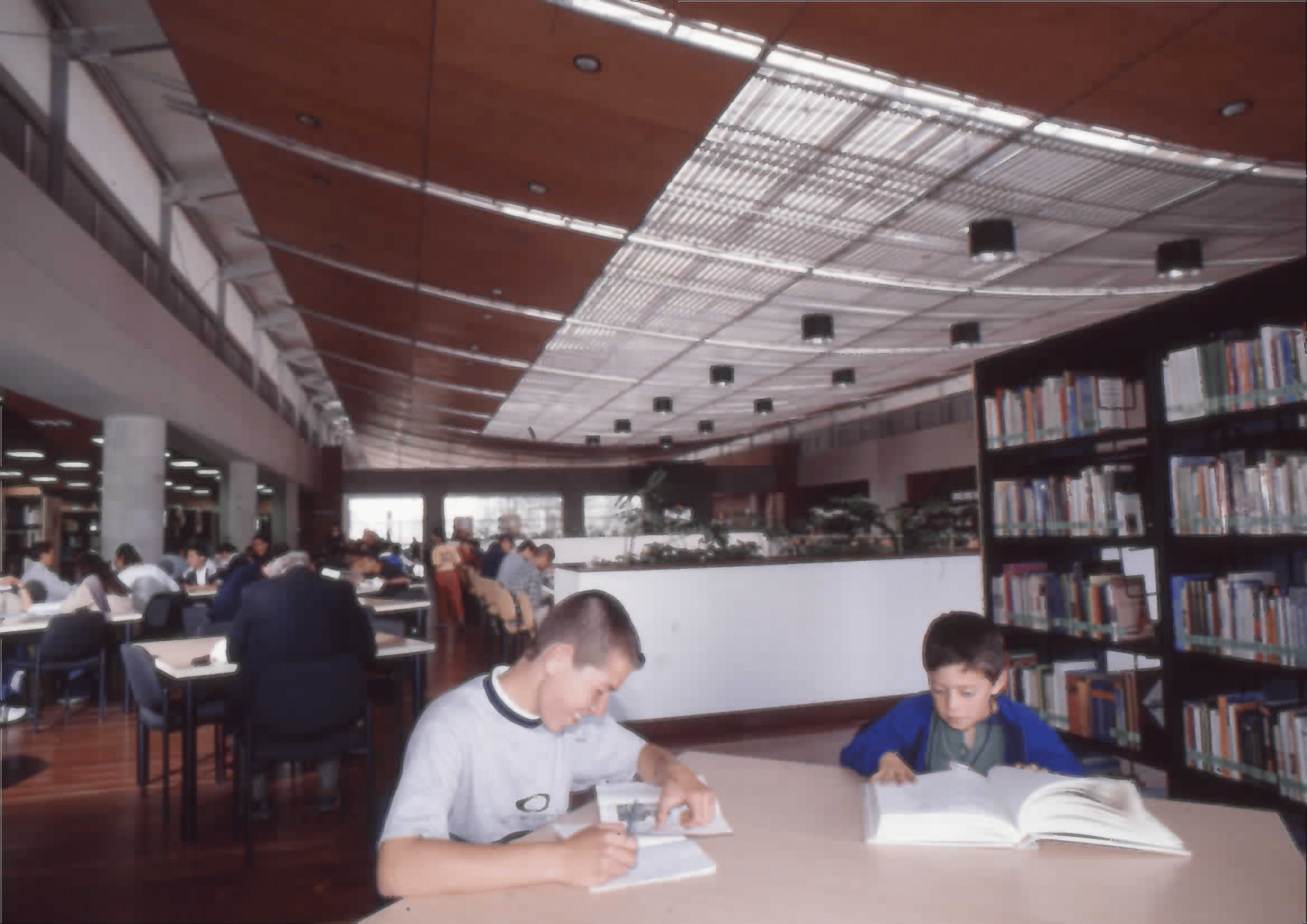 Imagen de apoyo de  Usuarios leyendo en la Biblioteca Pública El Tunal Gabriel García Márquez