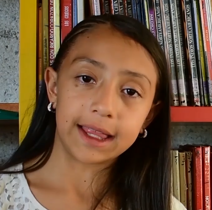 Imagen de apoyo de  Booktuber Hanna Olmos, en la Biblioteca Pública El Tintal Manuel Zapata Olivella