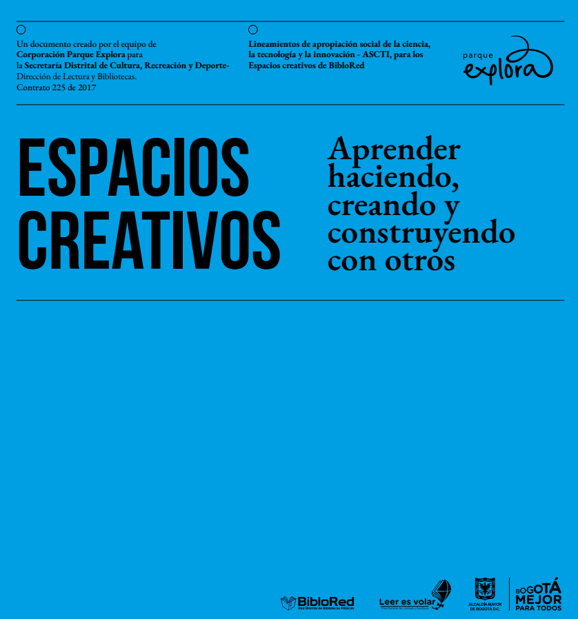 Imagen de apoyo de  Espacios creativos : aprender haciendo, creando y construyendo con otros