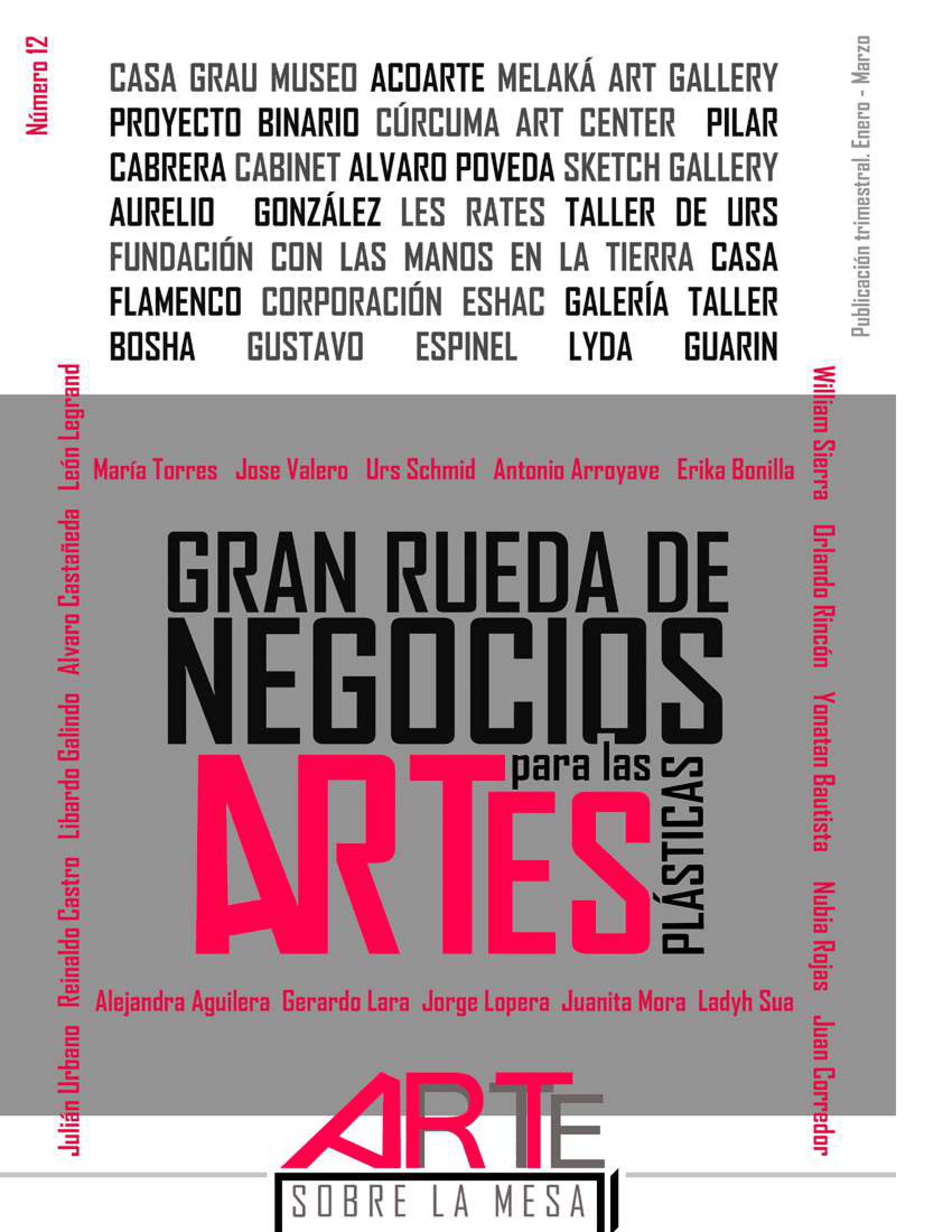 Imagen de apoyo de  Revista de Arte Sobre la Mesa. Número 12