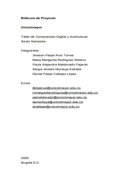 Imagen de apoyo de  Morgan: investigación para cortometraje que contribuya para que niños de 6 a 9 años puedan afrontar los efectos de la separación de sus padres