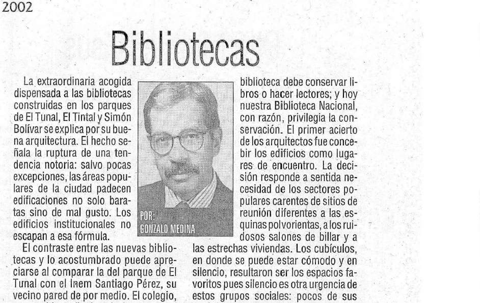 Imagen de apoyo de  Bibliotecas